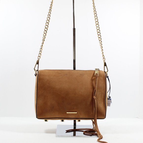 Rebecca Minkoff Handbags - Rebecca Minkoff Avery Suede Crossbody - Tan